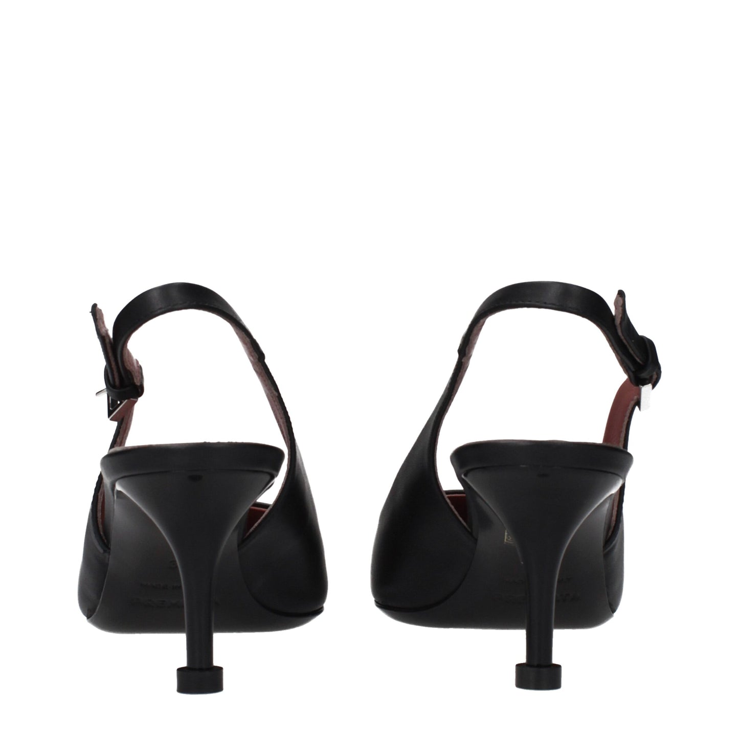 Escarpins à plateforme en cuir noir Premiata