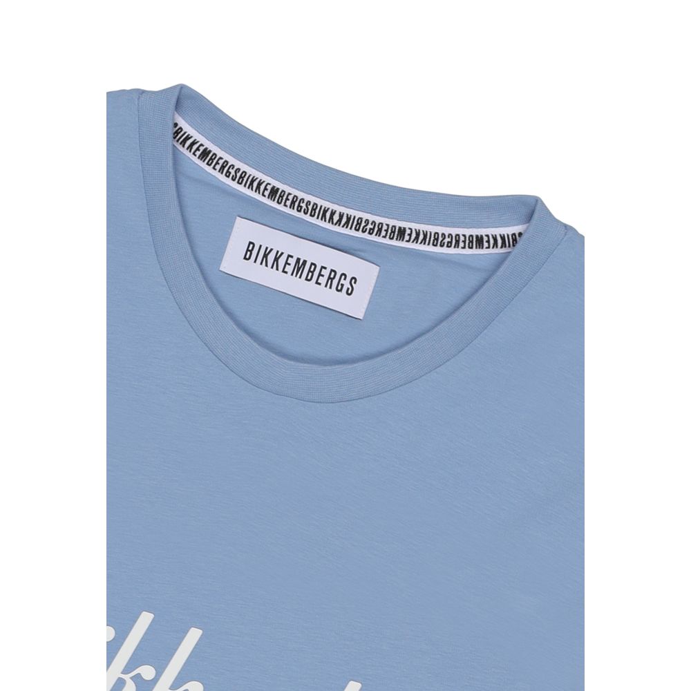 Bikkembergs Blue Cotton T-Shirt