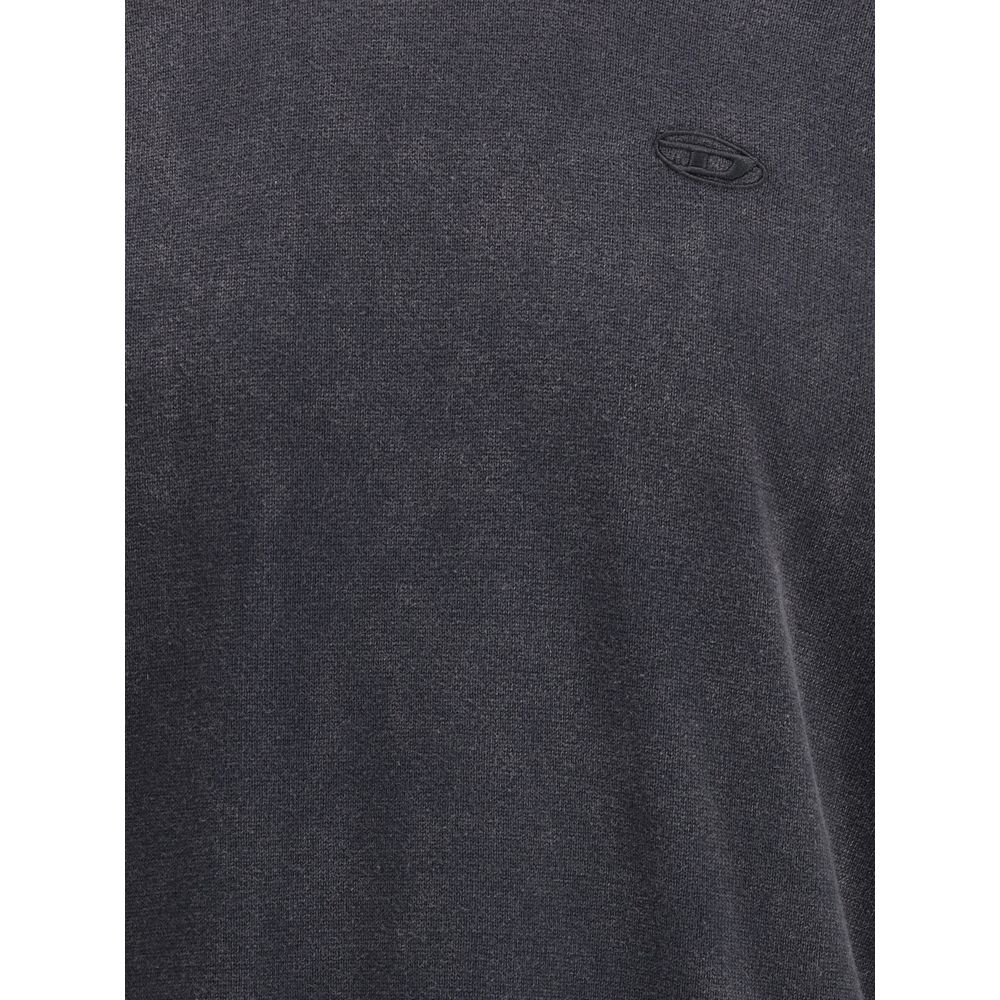 Sweat-shirt en coton gris diesel