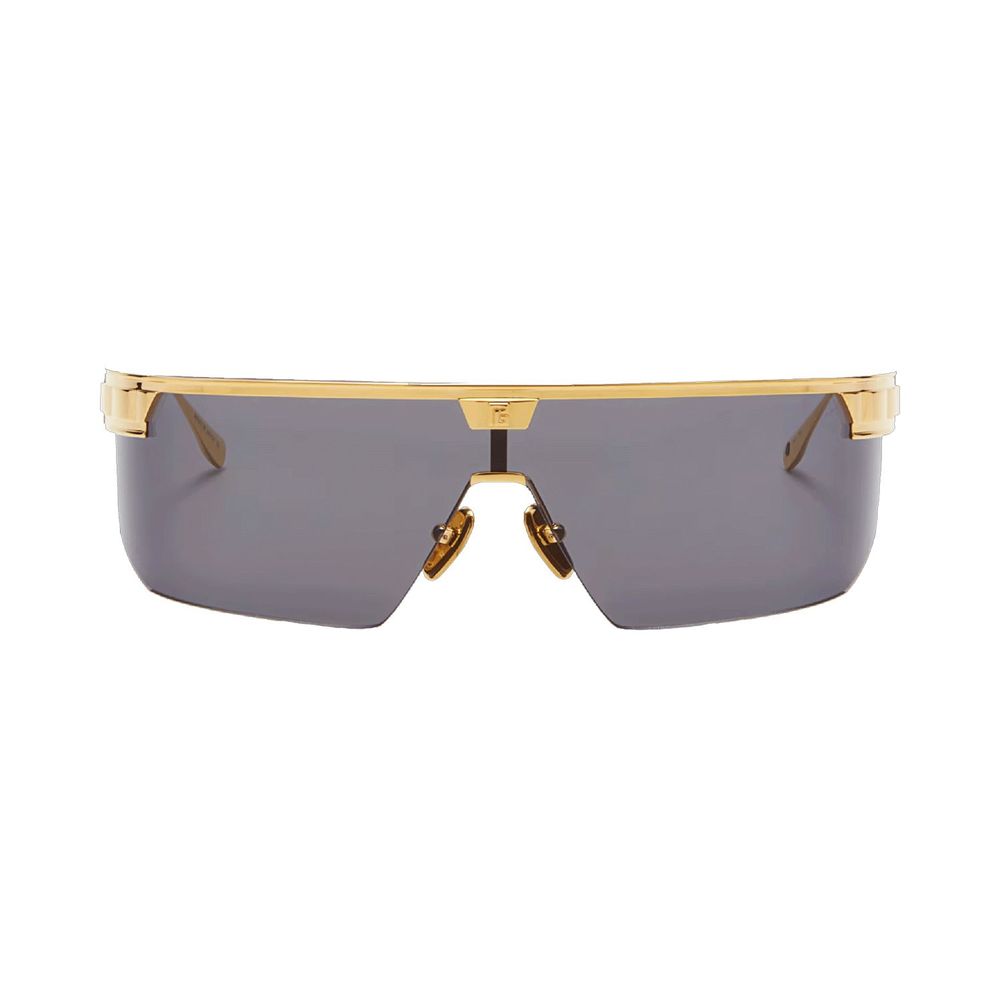 Lunettes de soleil Balmain en titane doré