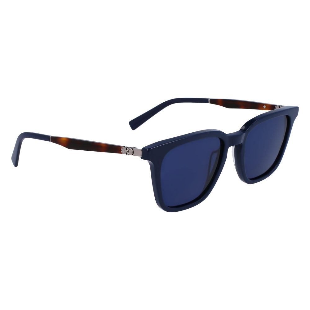 Lunettes de soleil Ferragamo en acétate bleu