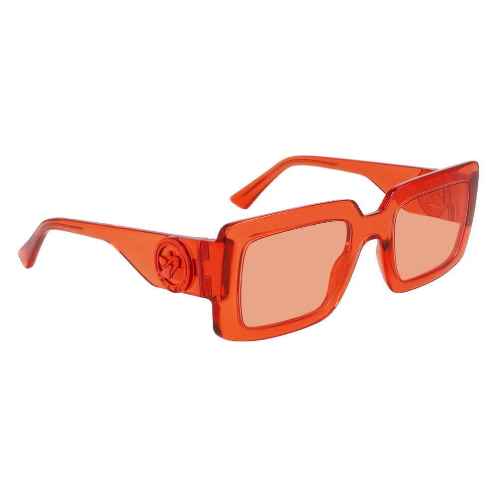 Lunettes de soleil Longchamp orange injecté