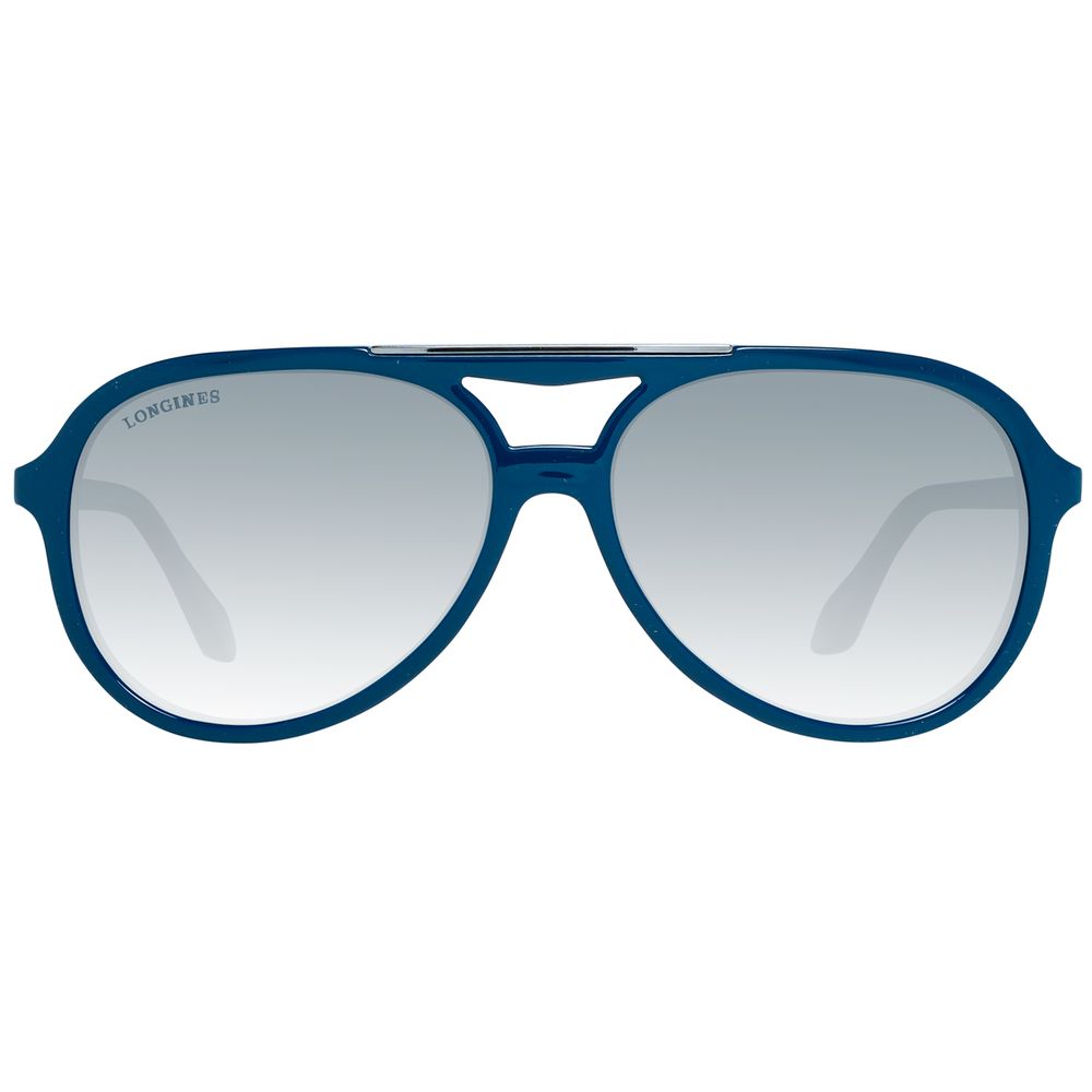 Lunettes de soleil Longines en plastique bleu