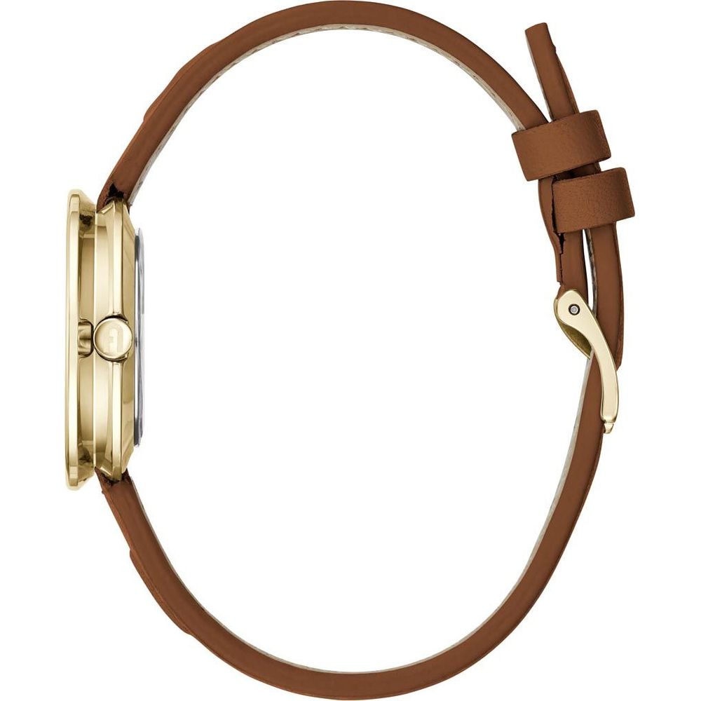 Montre habillée Furla en cuir marron