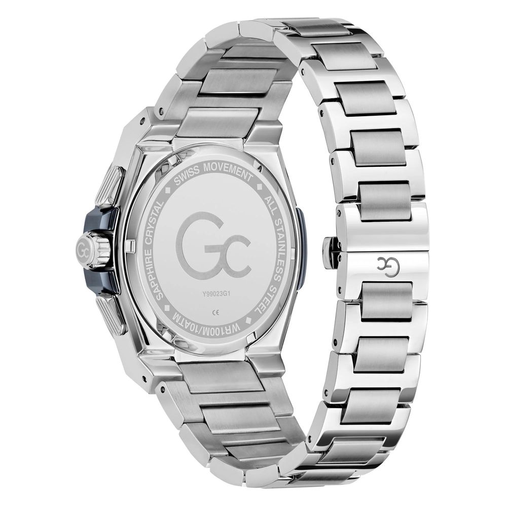 Montre habillée GC en acier inoxydable gris