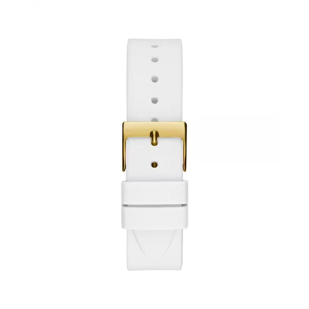 Montre Guess blanche en matière synthétique