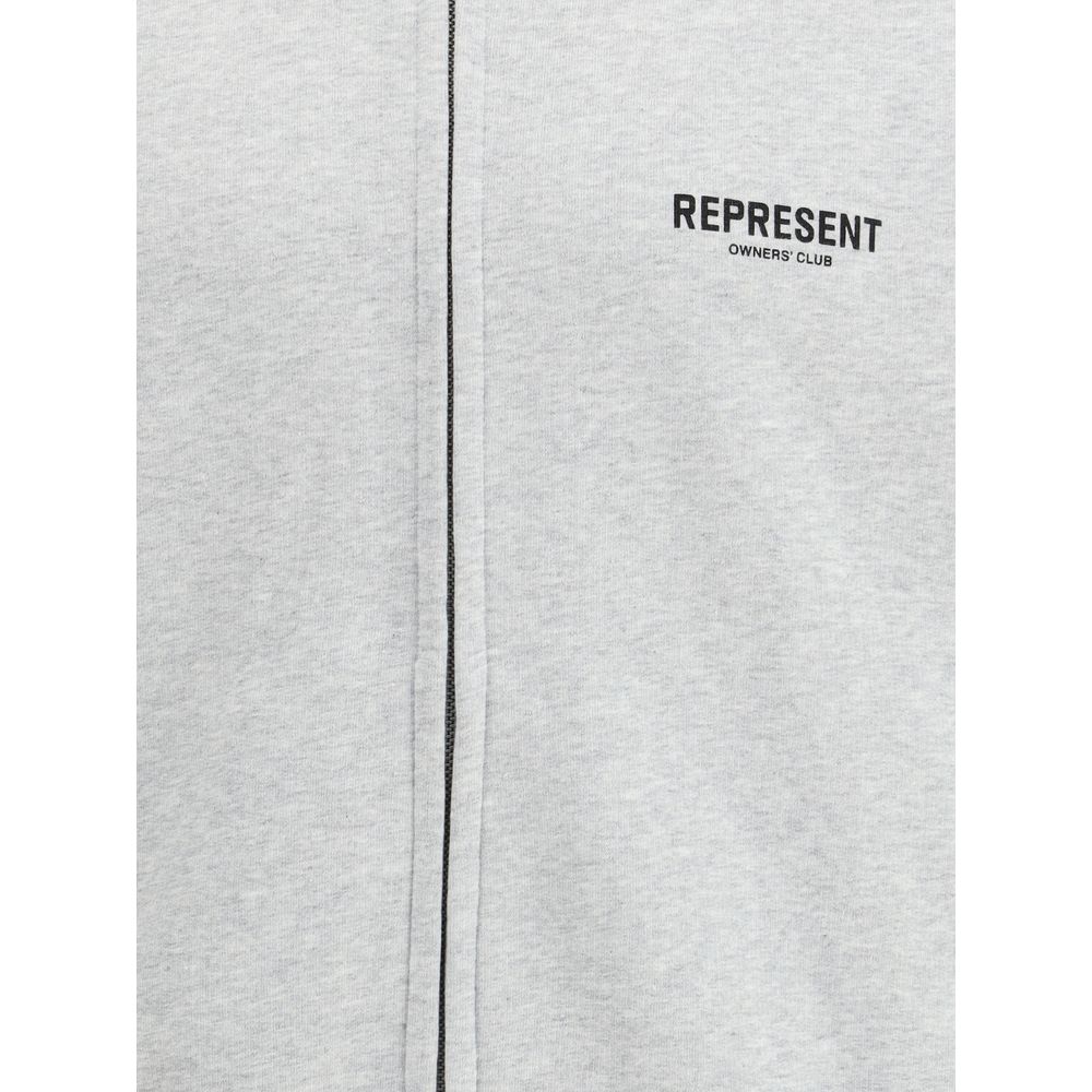 Sweat-shirt en coton gris Represent