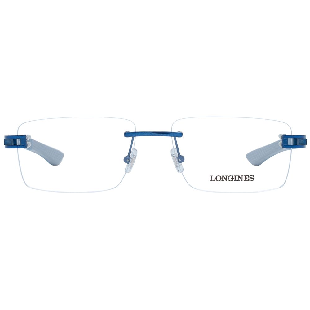 Lunettes Longines en métal bleu (montures)