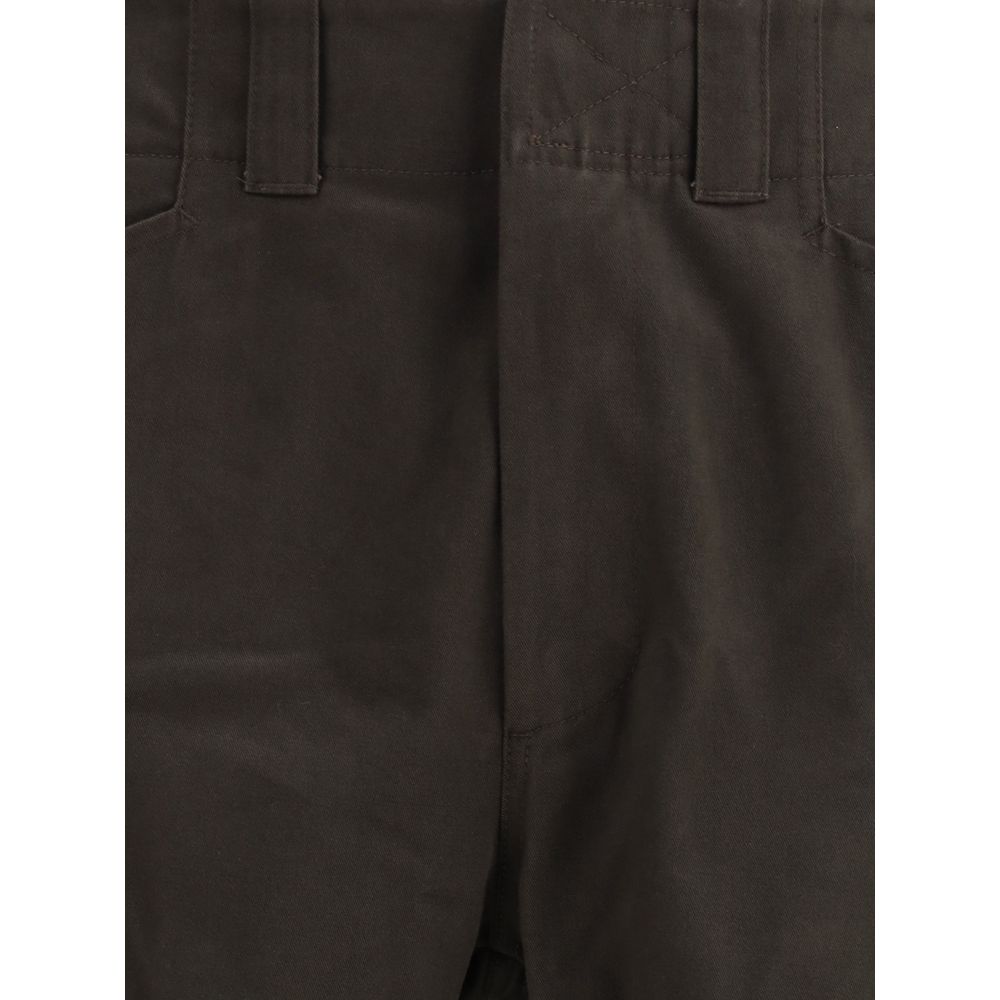 Pantalon cargo en coton marron GR10K