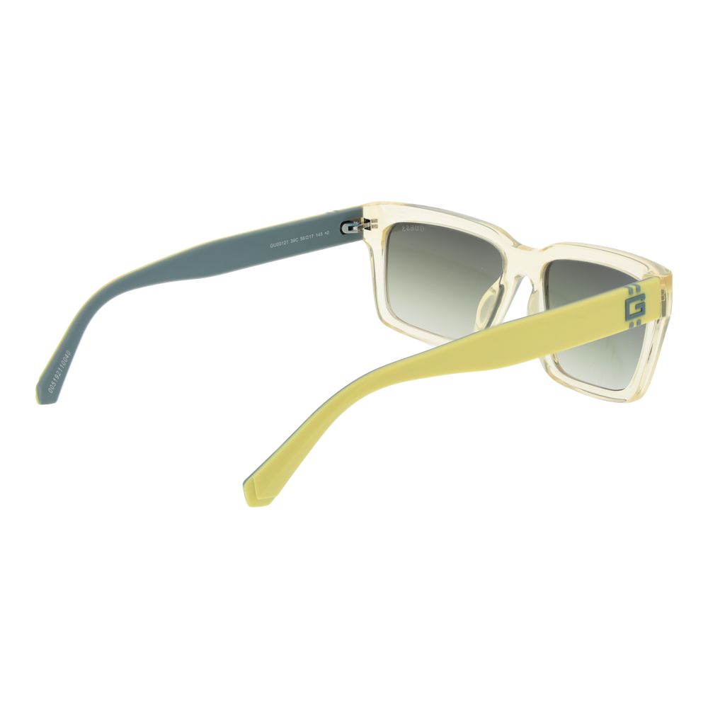Guess Yellow Stainless Steel Sunglasses
