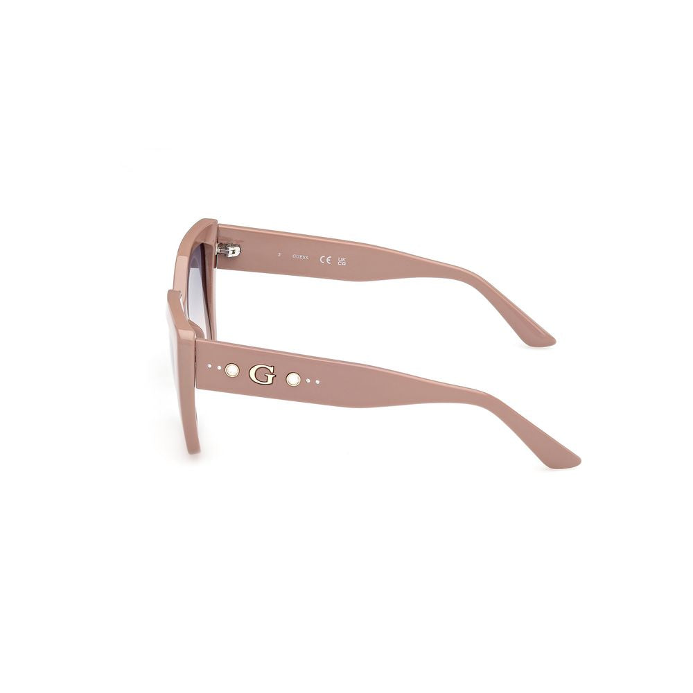 Lunettes de soleil Guess en résine beige