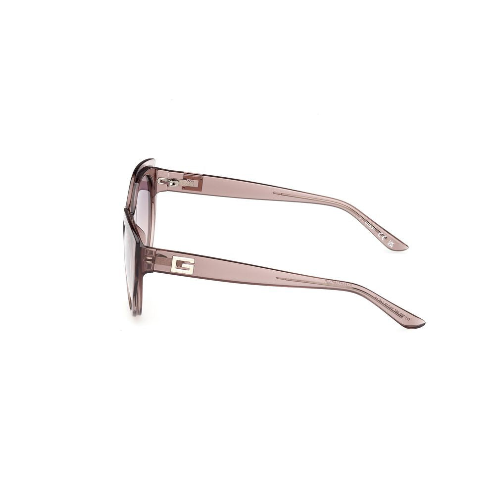 Lunettes de soleil Guess en résine beige