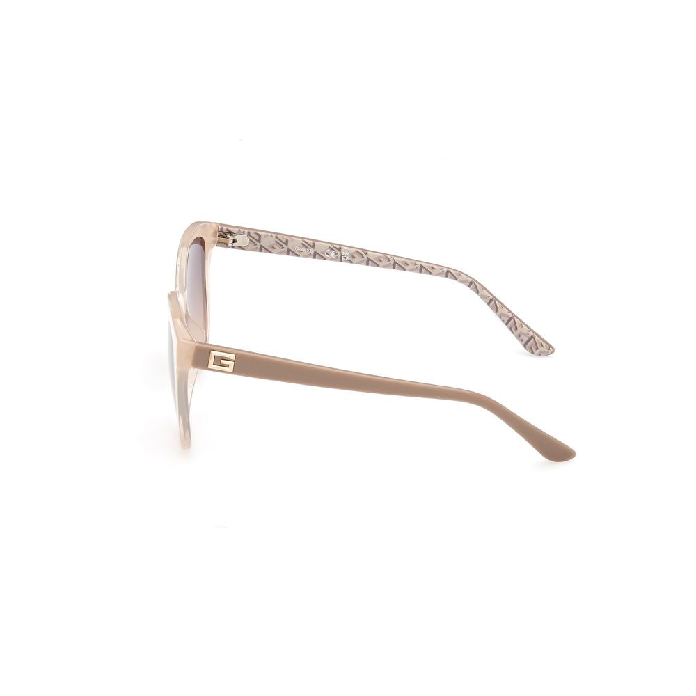 Lunettes de soleil Guess en résine beige