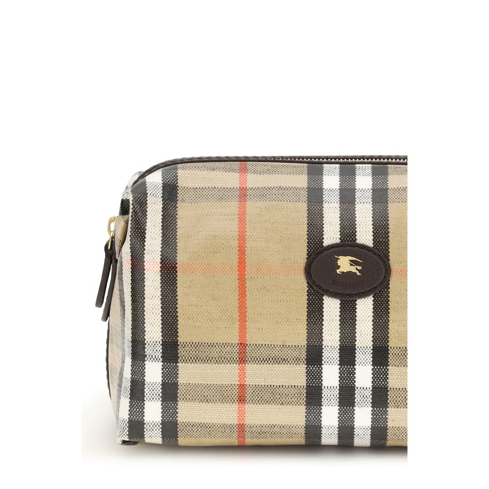 Portefeuille Burberry en coton beige