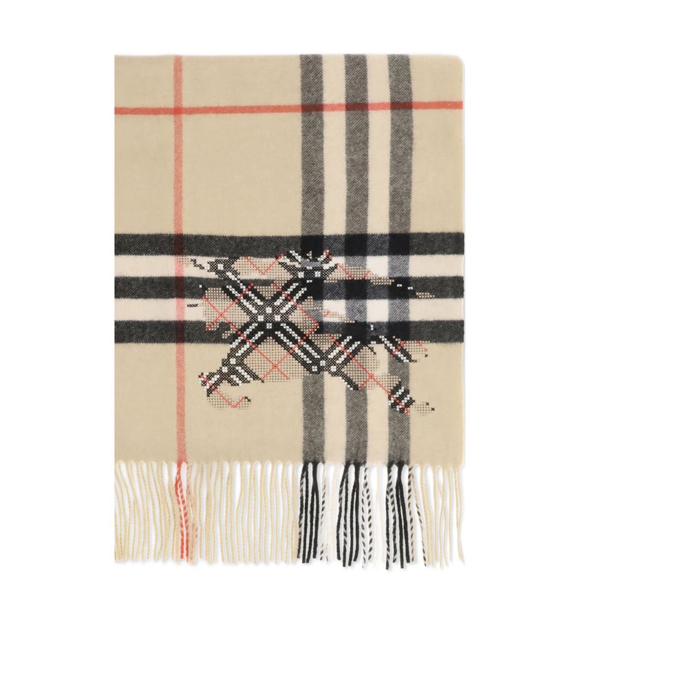 Écharpe en cachemire beige Burberry