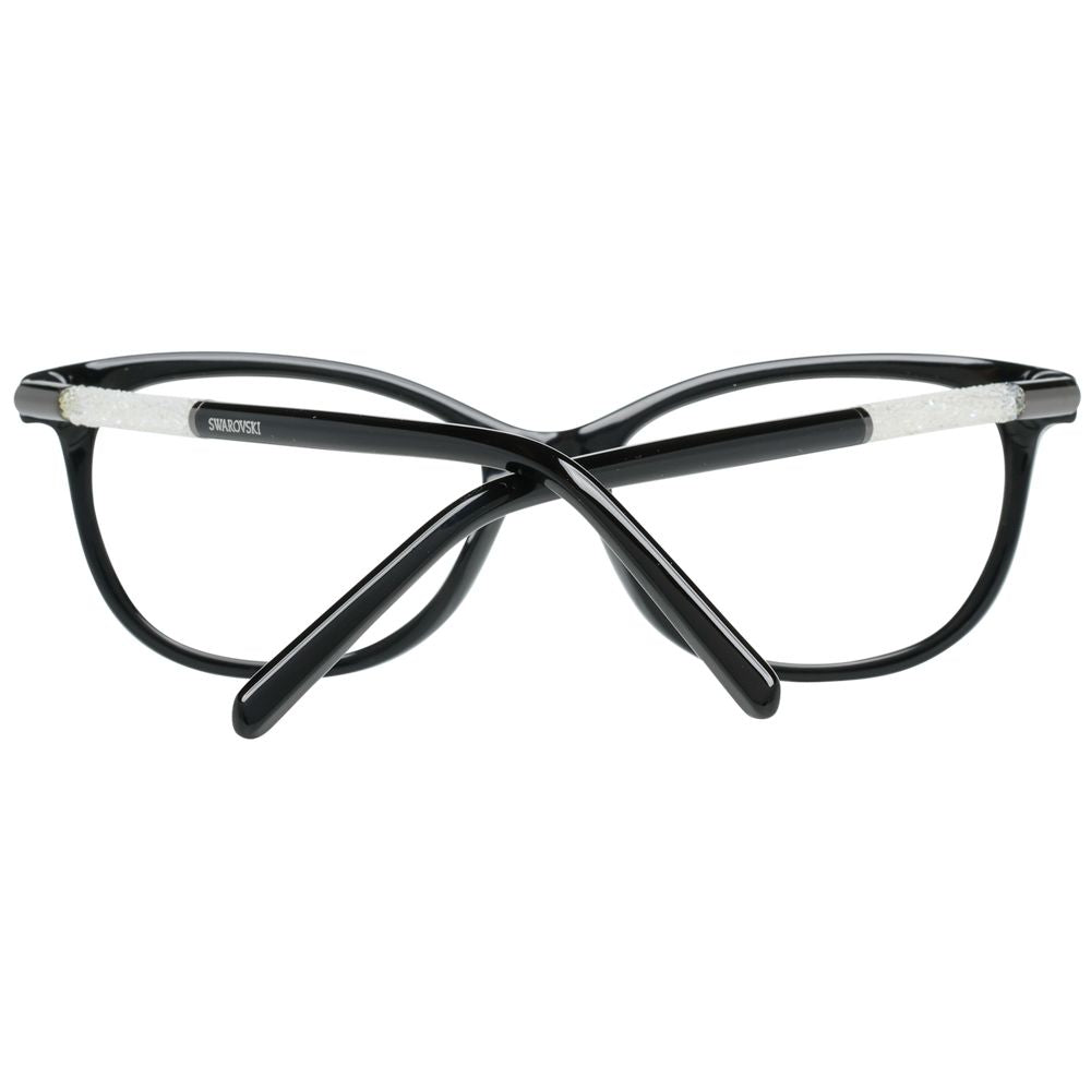 Lunettes Swarovski en métal noir et plastique (montures)