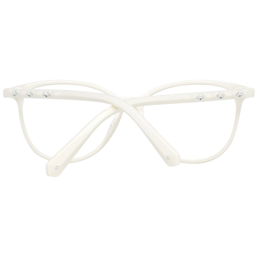 Lunettes Swarovski en plastique crème (montures)