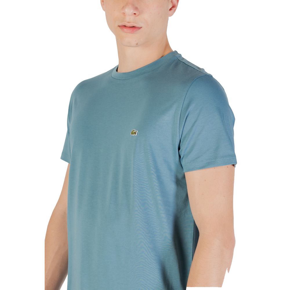 T-shirt Lacoste bleu en coton