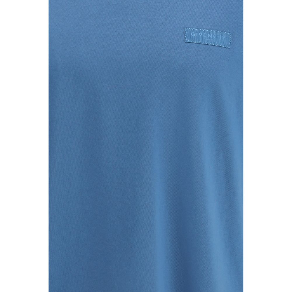 Givenchy Blue Cotton T-Shirt - SS26