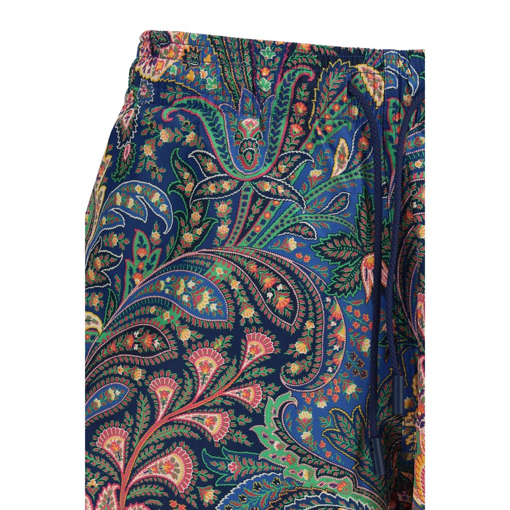 Etro Roma Multicolor Polyester Swim Shorts