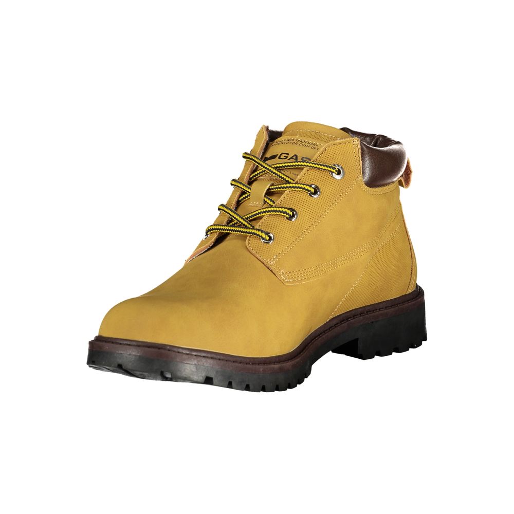 Bottines pour homme en polyuréthane beige gaz