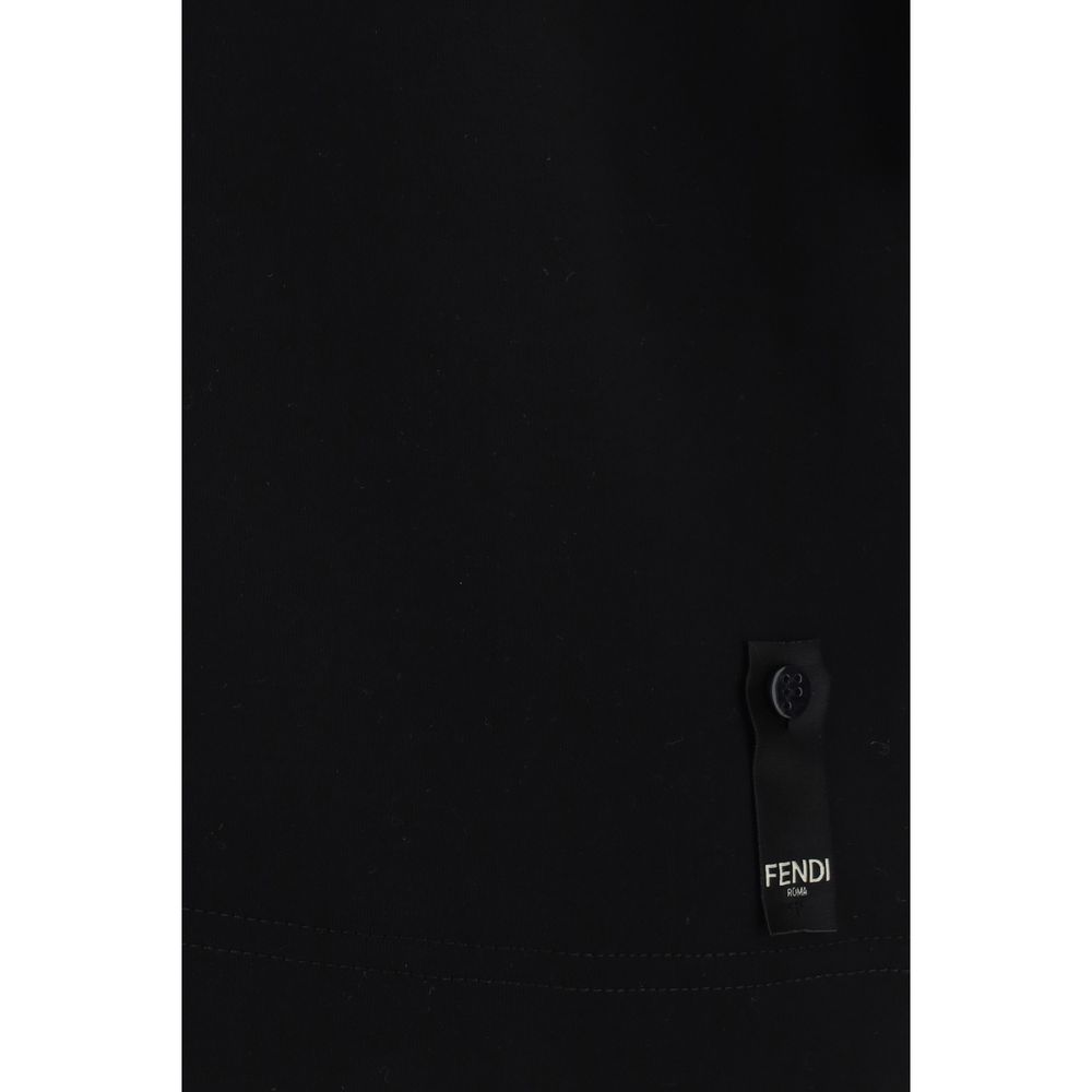 T-shirt Fendi en coton noir