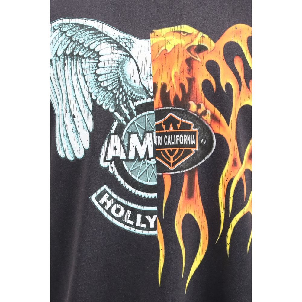 Amiri Zwart Katoenen T-shirt