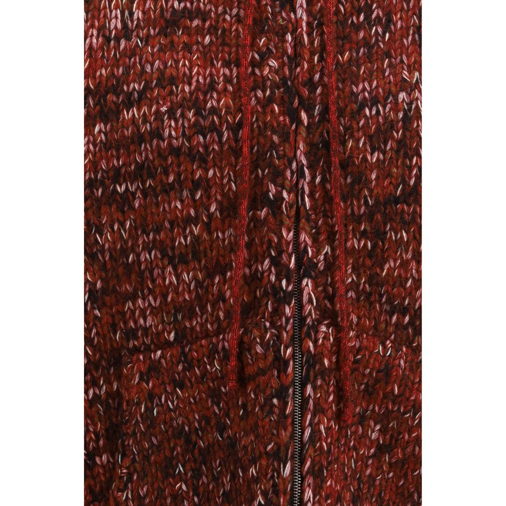 Sweat-shirt en laine rouge Namacheko