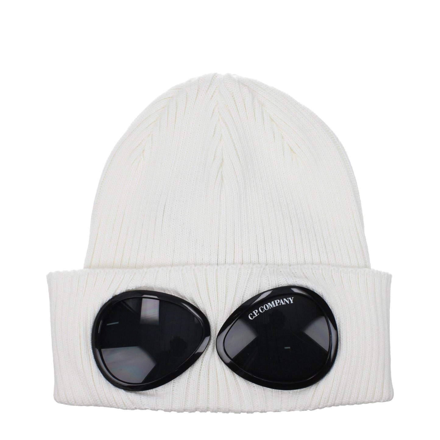CP Company Witte Katoenen Muts