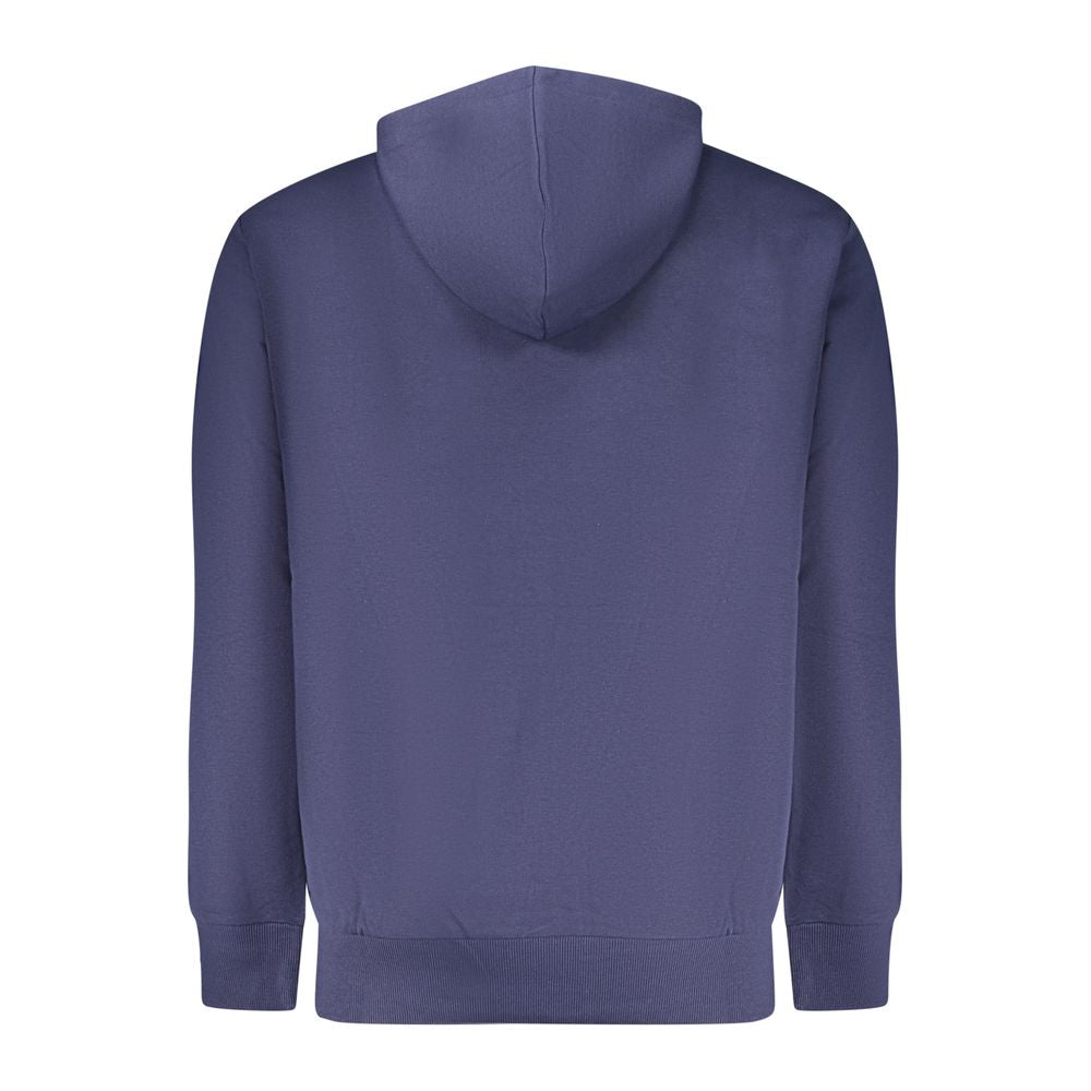 Fila Blue Cotton Mens Sweatshirt with Hood