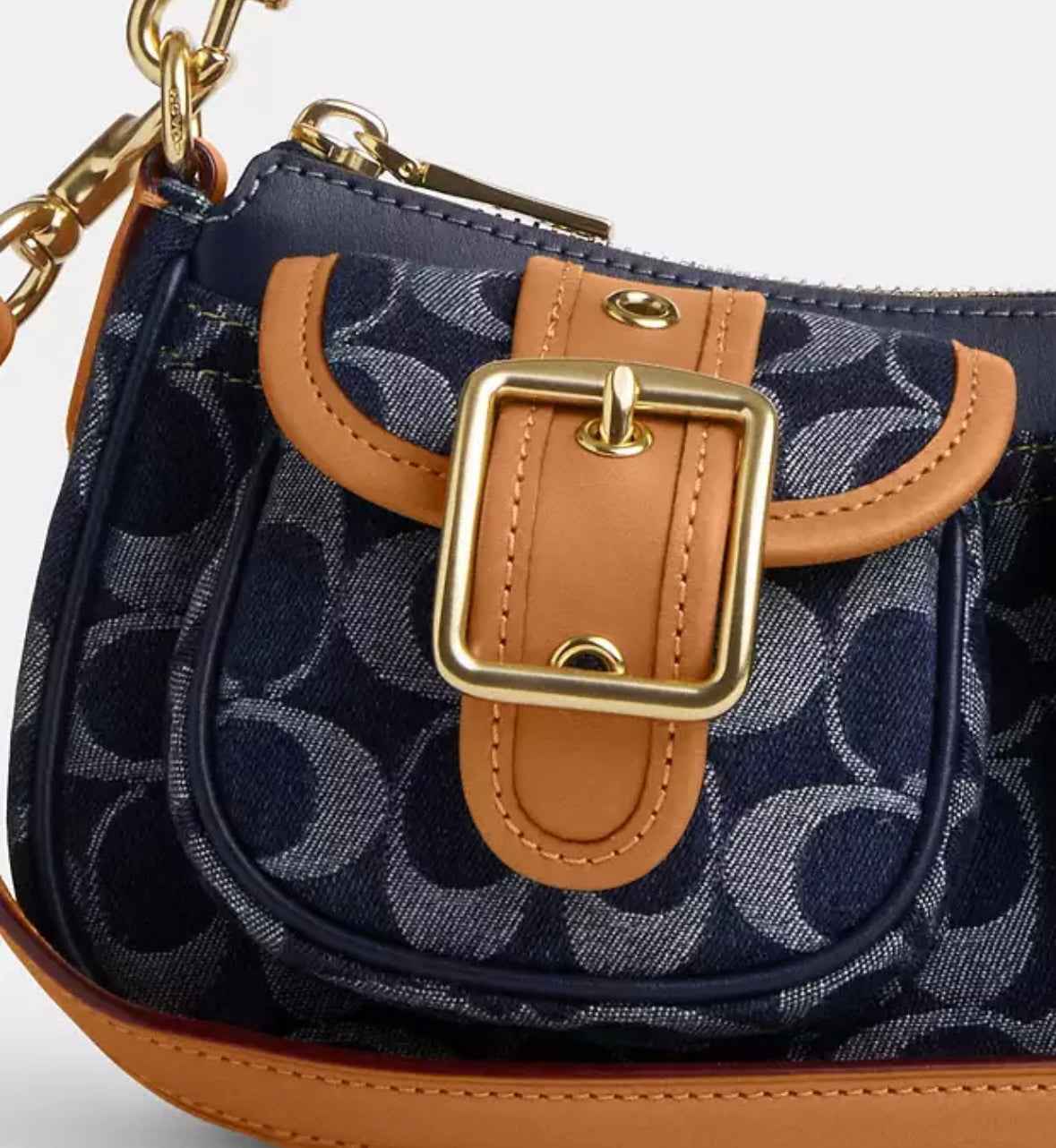 Sac Coach Ashton denim - Élégance intemporelle et style raffiné en denim exclusif