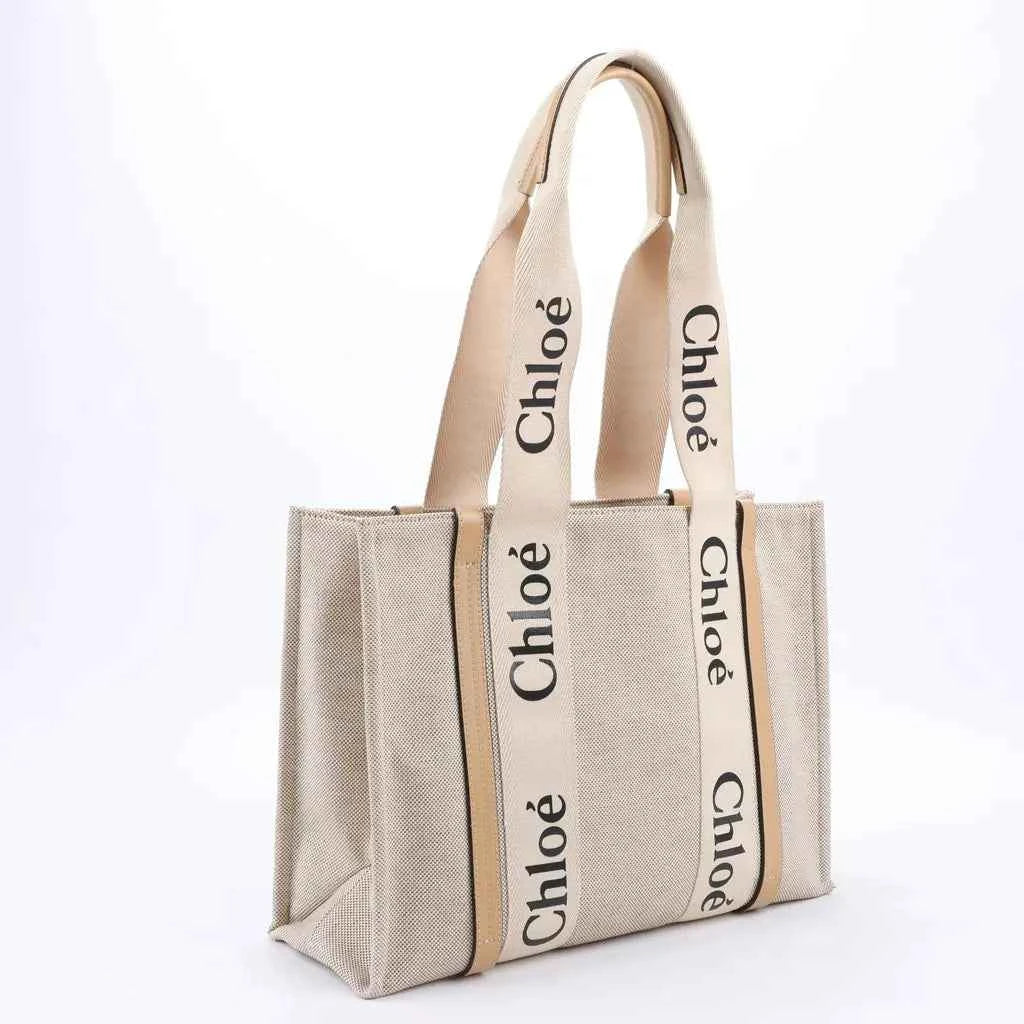 Cabas en cuir Chloé Woody