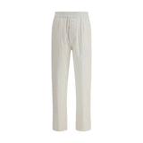 Pantalon décontracté en coton blanc Tom Ford