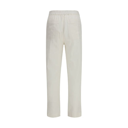 Pantalon décontracté en coton blanc Tom Ford