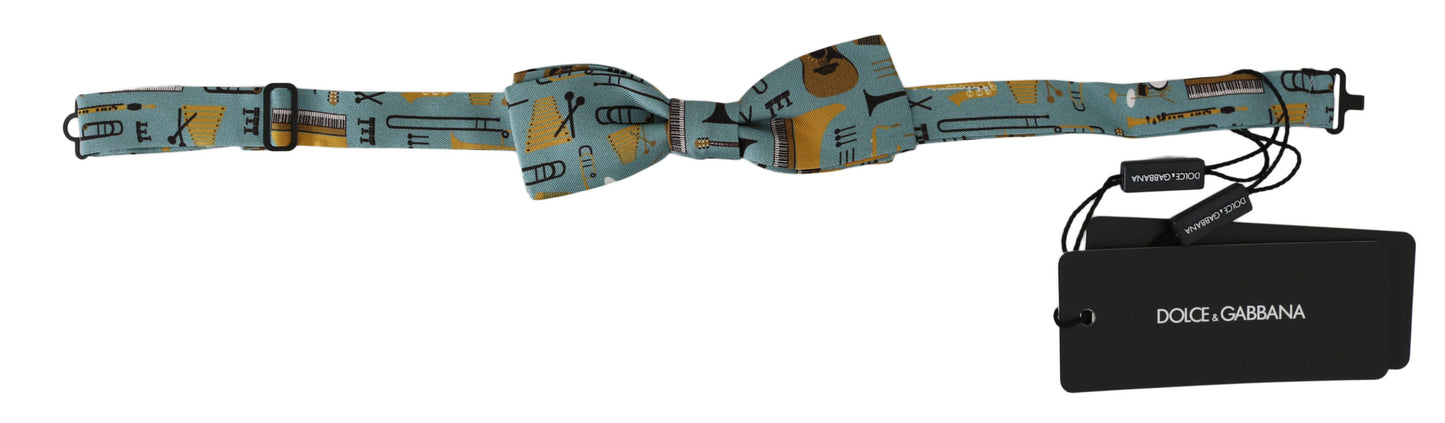 Dolce & Gabbana Mintgroene Jazz Club Verstelbare Hals Papillon Strik