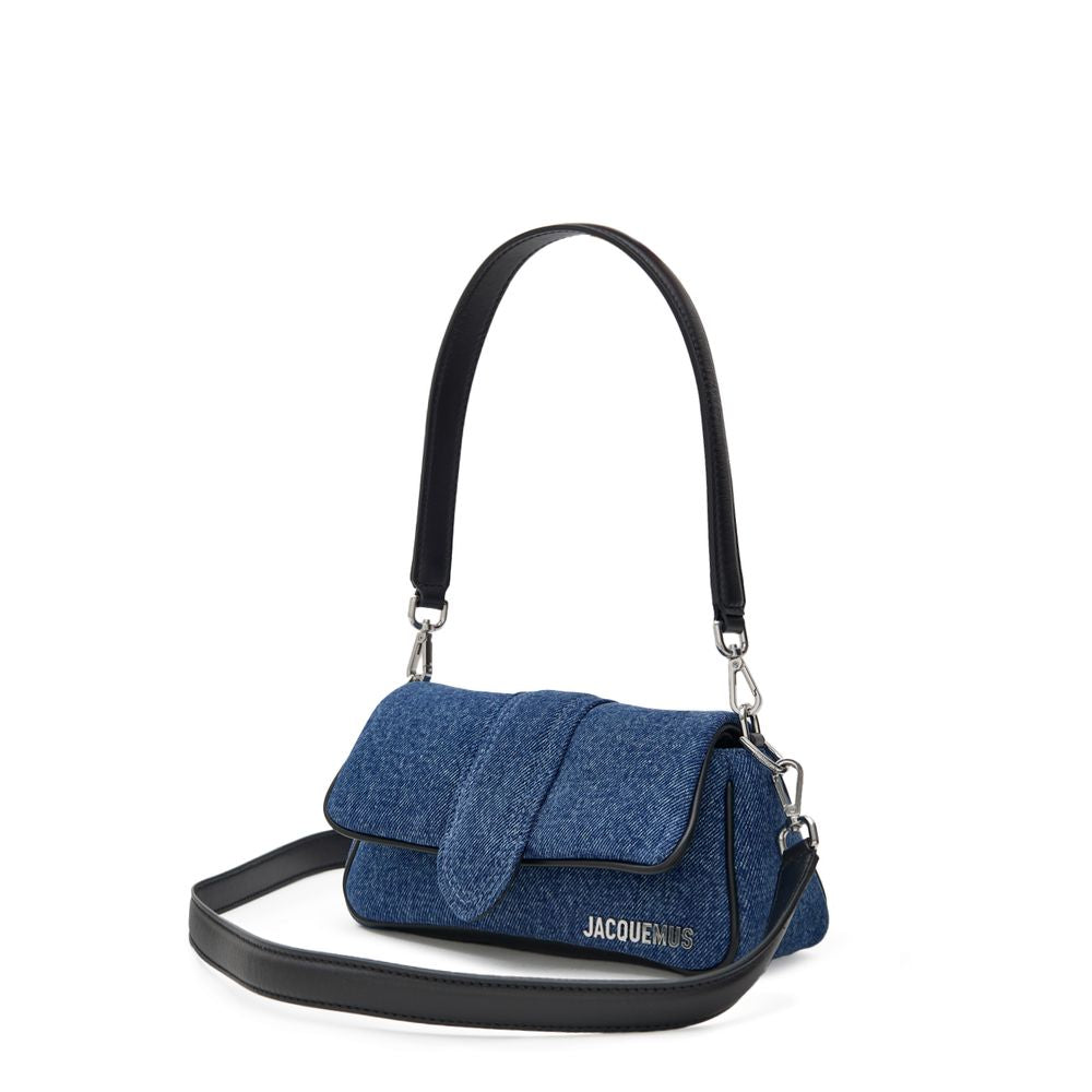 Sac à main Jacquemus en coton bleu