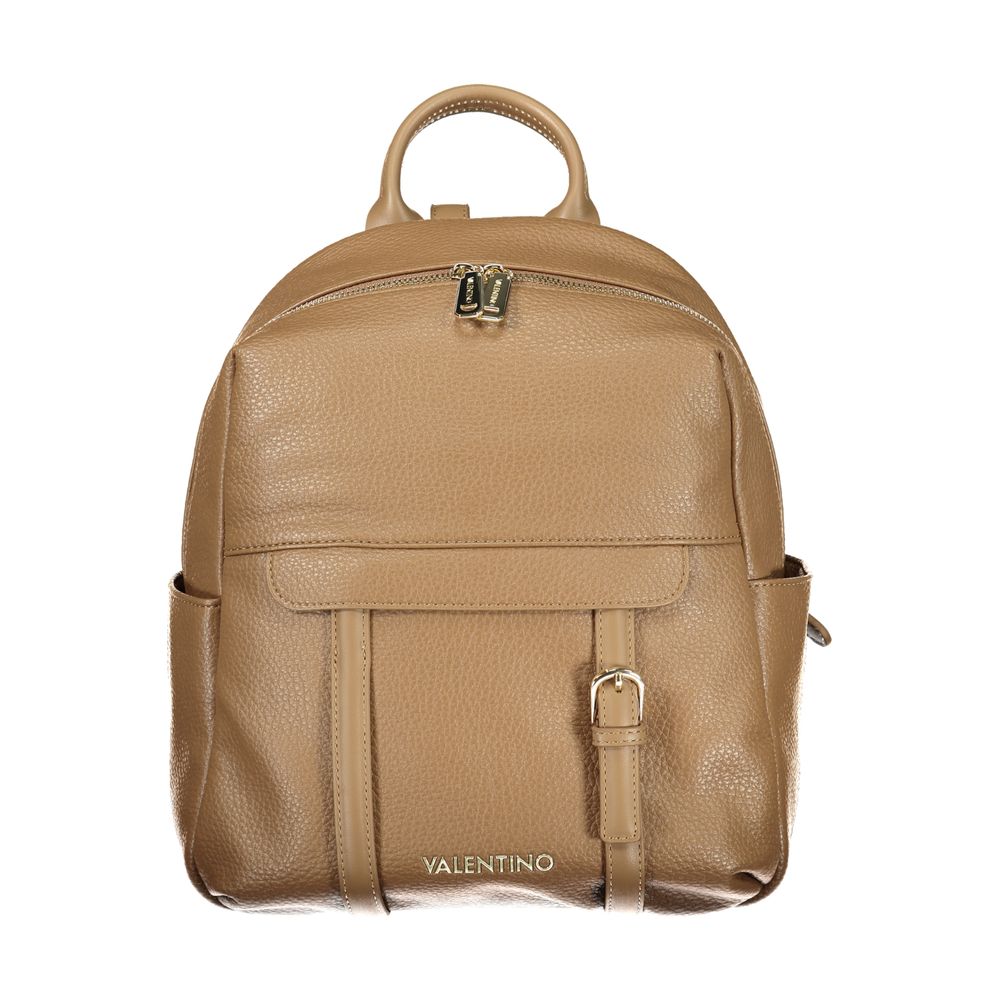 Mario Valentino Brown Polyethylene Backpack - Stylish & Functional