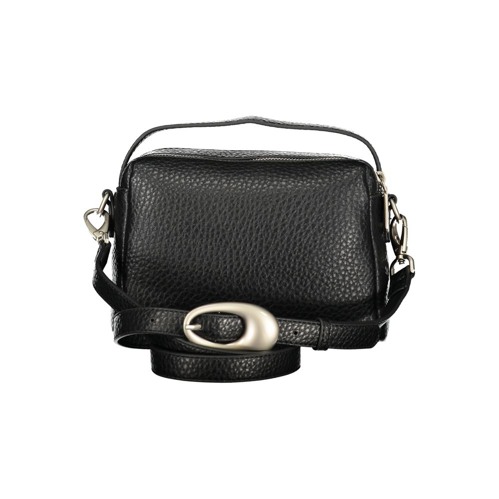 Mario Valentino Nero Polyurethane Women Handbag - Élégance et Praticité