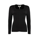 MSGM Black Cotton Wool Polyamide Sweatshirt - Luxury Comfort