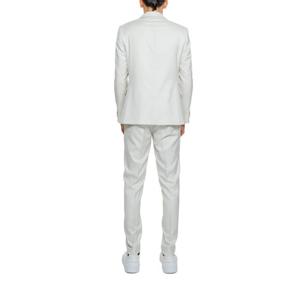 Mulish Beige Polyester Two-Piece Suit