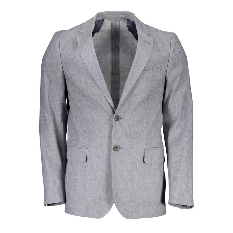 Gant Grijze Katoenen Blazer