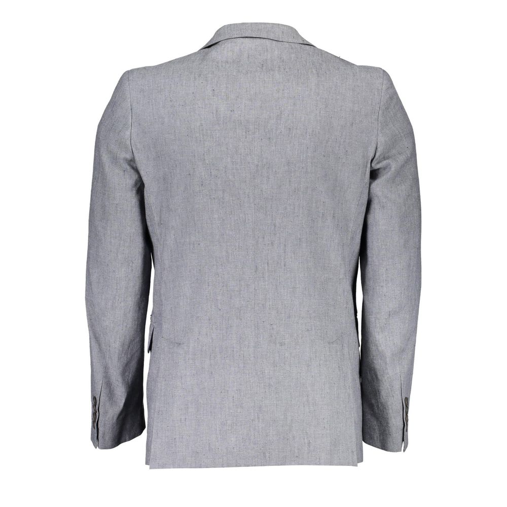 Gant Gray Cotton Blazer - IT56 | 3XL