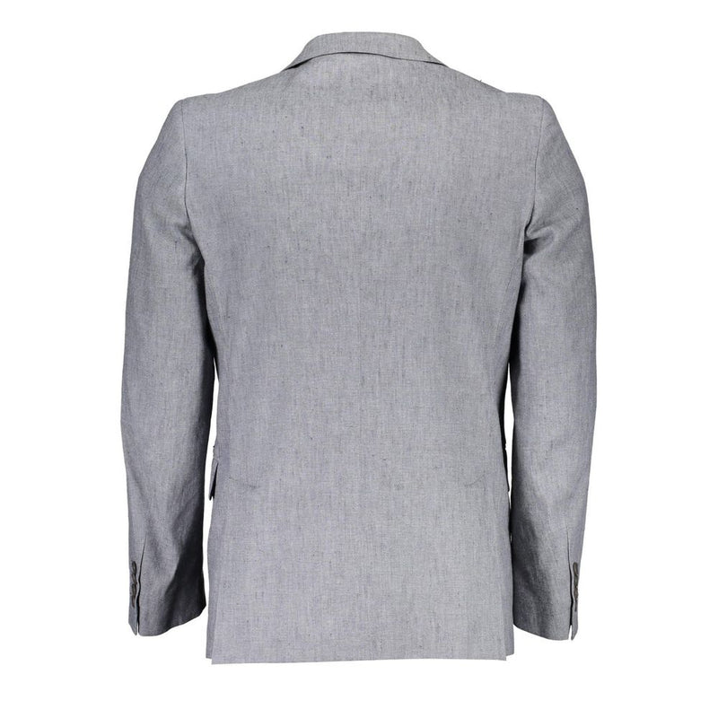 Gant Grijze Katoenen Blazer