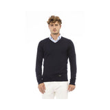 Baldinini Trend Sweatshirt en Cachemire Bleu pour Homme