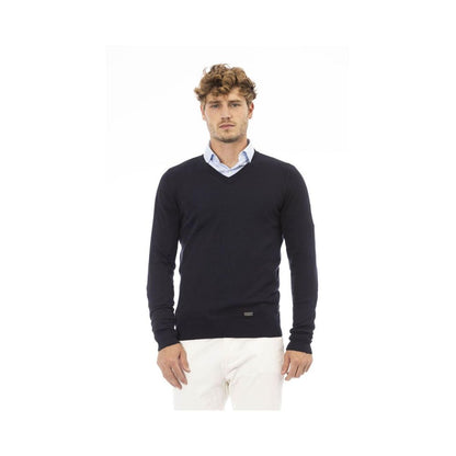 Baldinini Trend Blauwe Kasjmier Sweatshirt