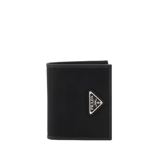 Prada zwarte nylon portemonnee
