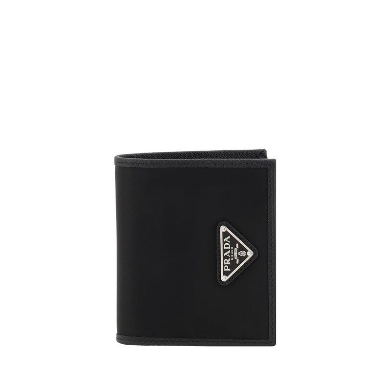 Prada zwarte nylon portemonnee