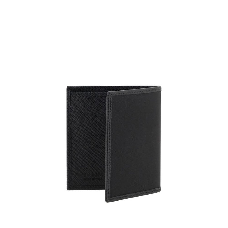 Prada zwarte nylon portemonnee