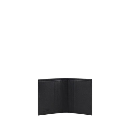 Portefeuille Prada en nylon noir