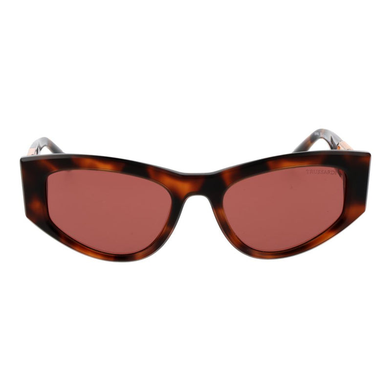 Trussardi Brown Acetate Sunglasses for Women